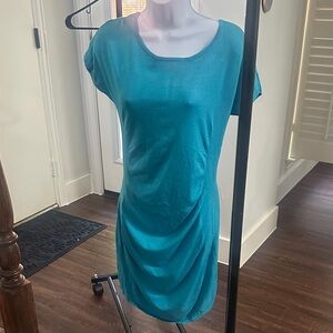 Express Turquoise Knit dress